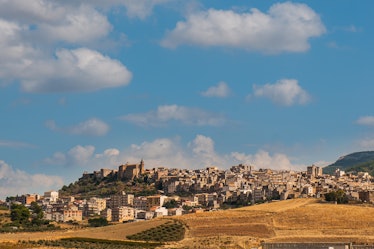 A view of the village of Sambuca in Sicily, which is where Airbnb's 1 Euro House is located.