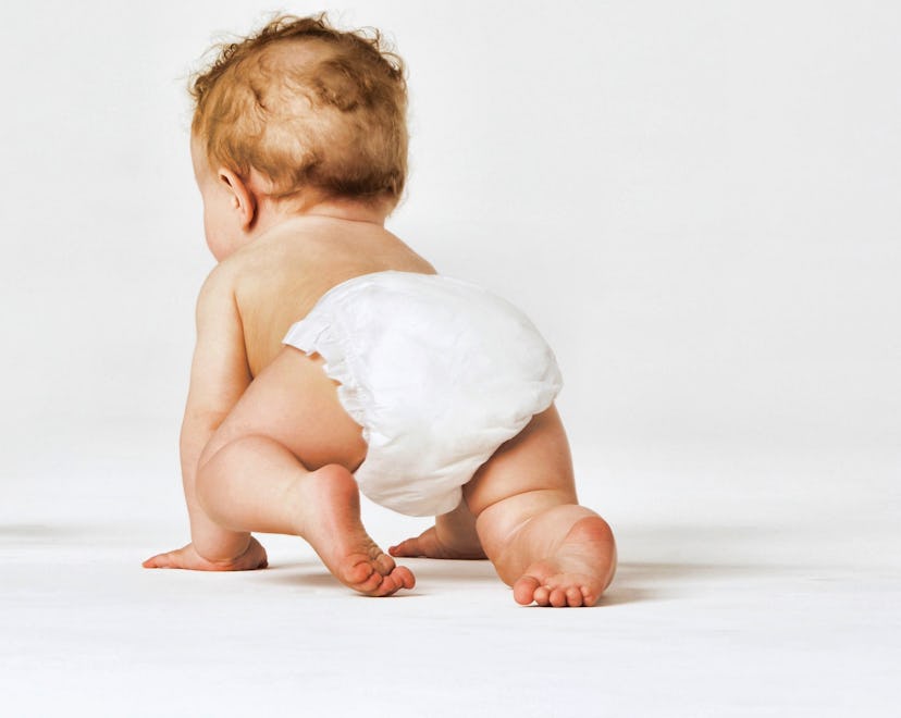 Babies learn to crawl based on other developments.