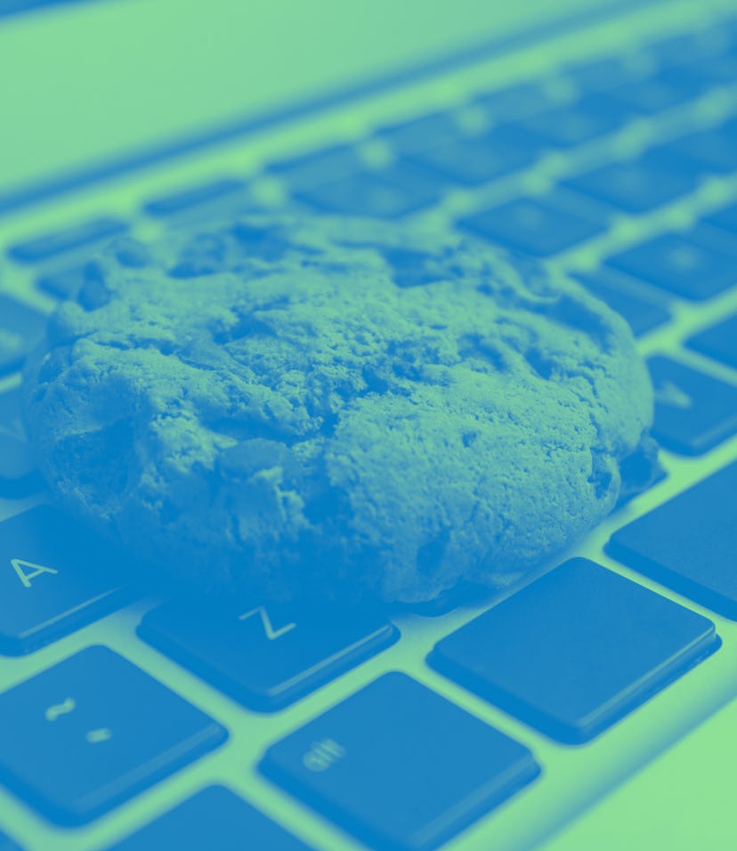 This photo is a symbol for the internet cookies in the internet browser.