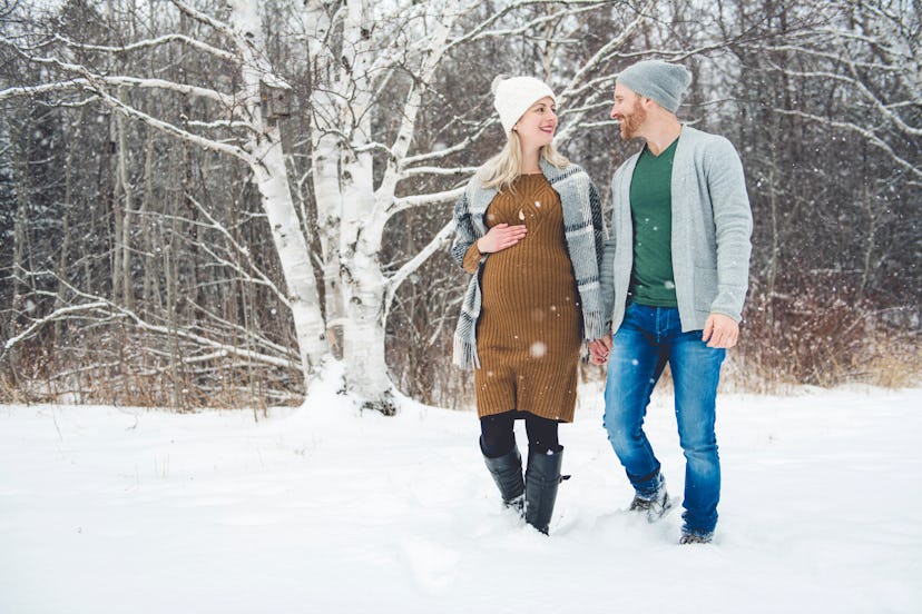 Snowboarding during pregnancy is probably not the best idea, experts say.