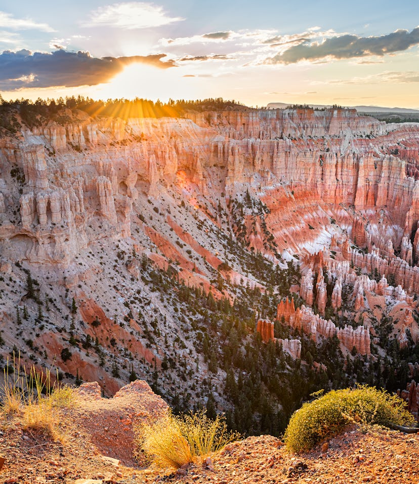 Panoramic view from Bryce Canyon National Park, which has a free national park day a few times in 20...