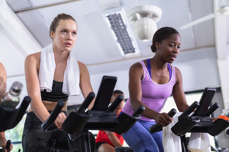 Indoor cycling is a fluid workout that helps reduce your risk of injury.