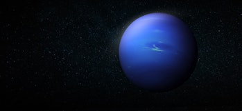 Neptune in space.
