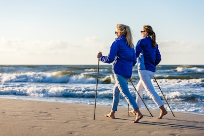 Nordic walking has been shown to improve your mood and quality of life, while also reducing anxiety ...