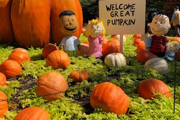 a model scene of It’s The Great Pumpkin, Charlie Brown 