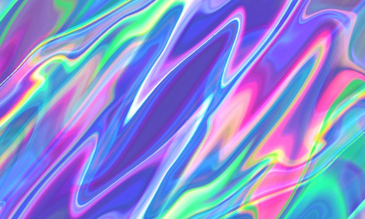 Colorfull wave Technology modern laser style background. Neon background with gradient night vibrant...