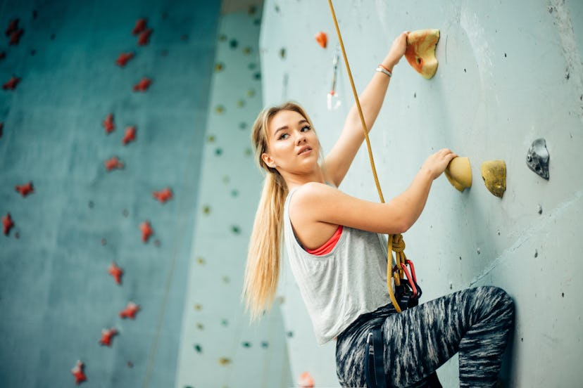 Scorpios like slightly daring workouts, like rock climbing.