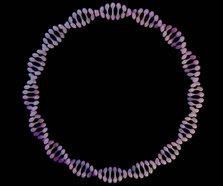 A plasmid is a small circular DNA molecule found in bacteria and some other microscopic organisms 3d...