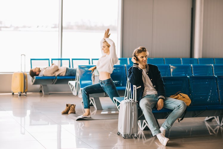 You can have fun at the airport during holiday travel.