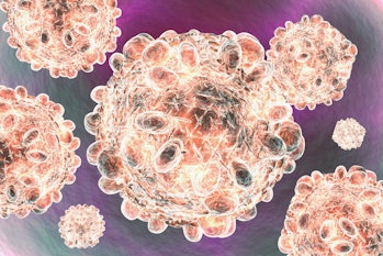 July 28 world hepatitis C virus day HCV 3D illustration.