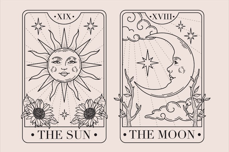 The meaning of the Moon tarot card.