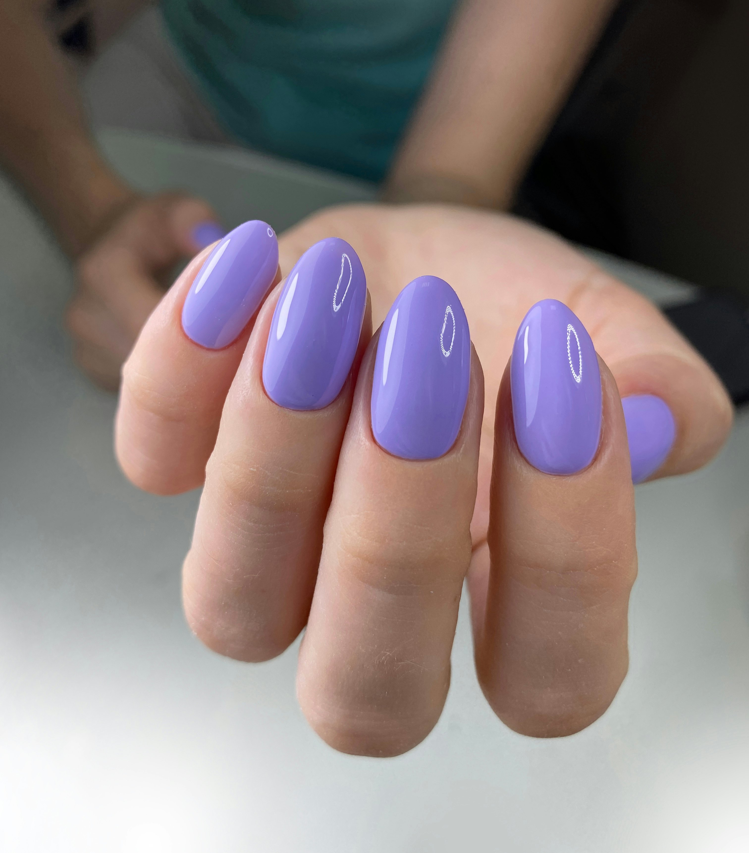 47 Beautiful Nail Art Designs & Ideas : Ombre lavender nails