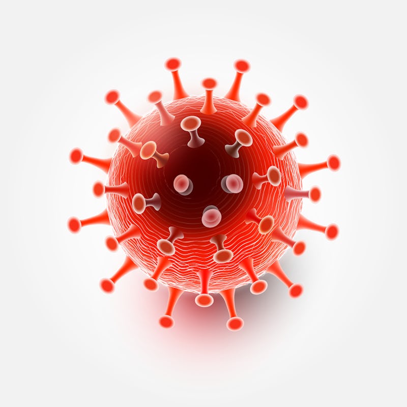 Coronavirus disease COVID-19 infection medical isolated. China pathogen respiratory influenza covid ...