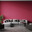 A home with Viva Magenta, Pantone's Color of The Year 2023, painted on the walls of a home with Viva...