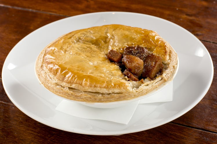 beef and Guinness pie is one of the best winter solstice meal ideas.