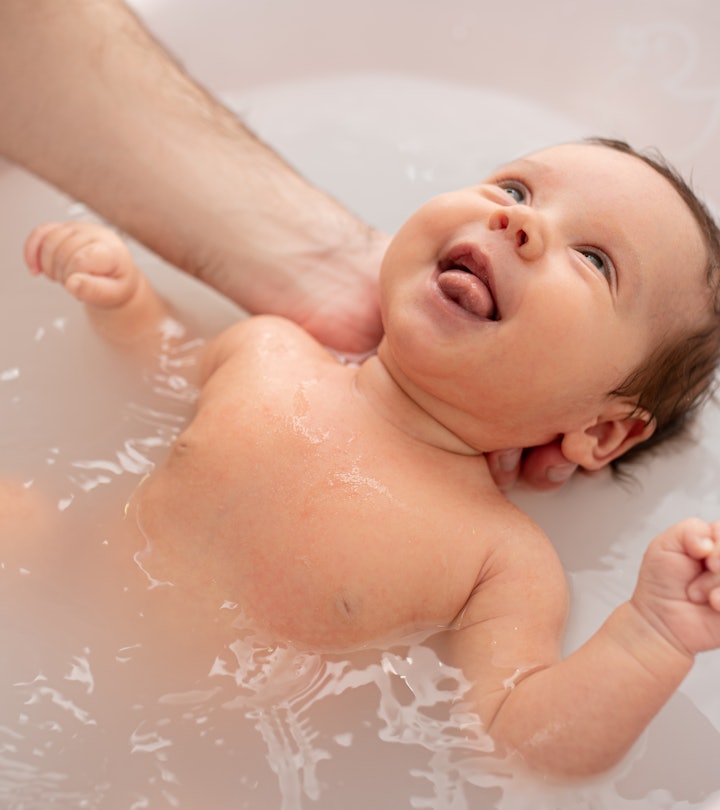 Instagram captions for baby's first bath!
