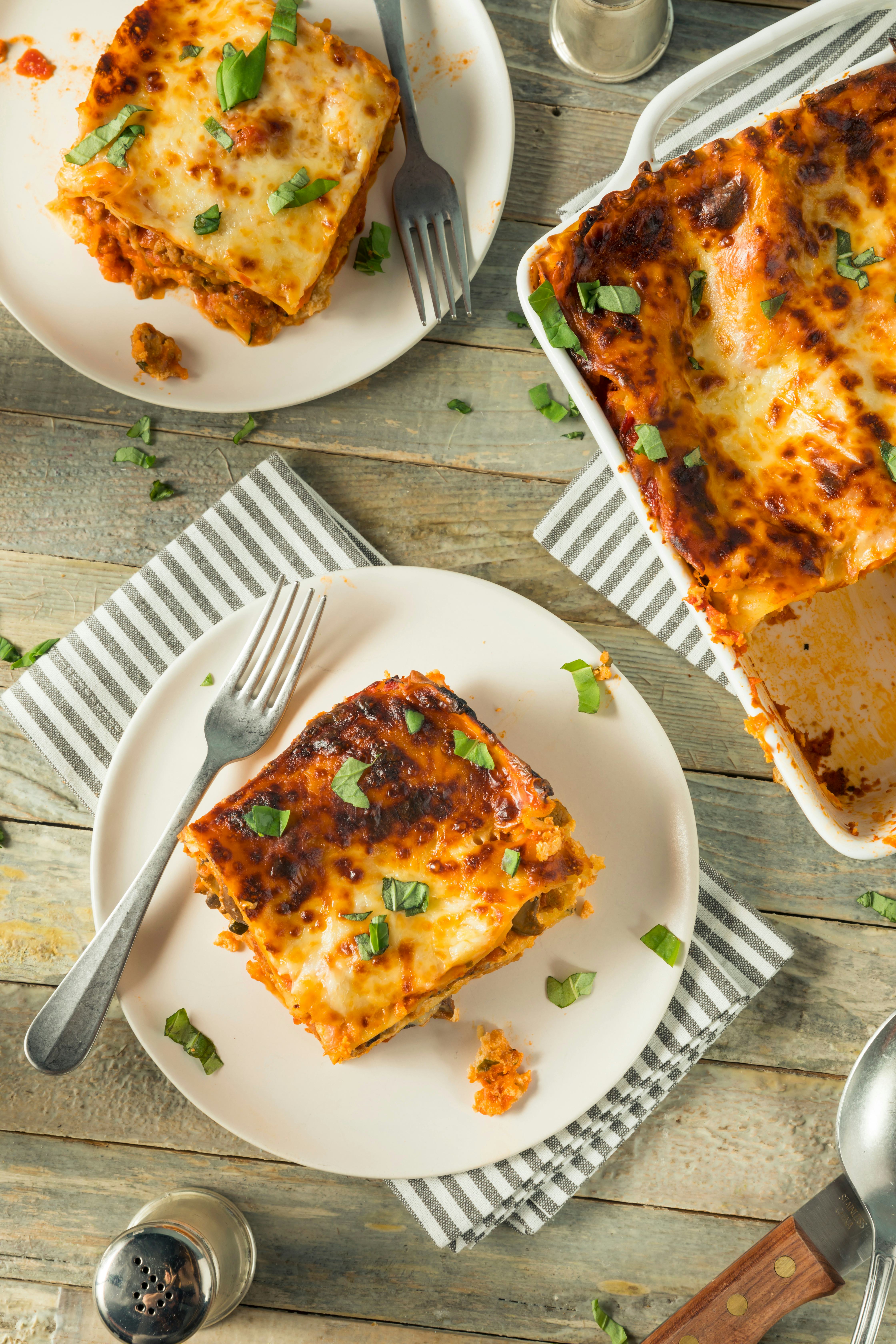 Savory Homemade Italian Beef Lasagna with Cheese and Sauce