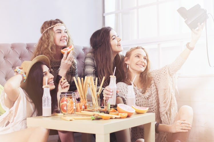 A girl celebrates her birthday by using seventeenth birthday quotes for captions on Instagram photo ...