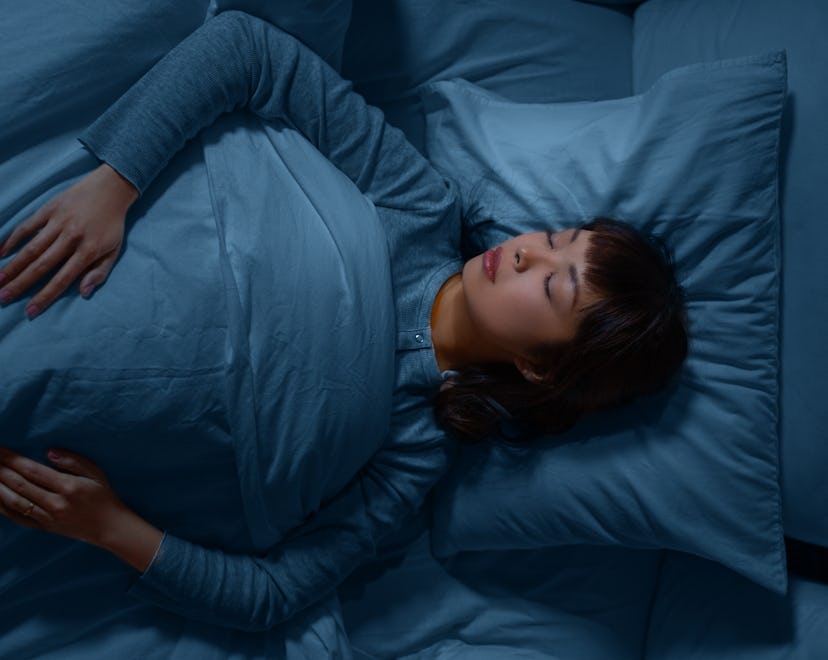 woman sleeping