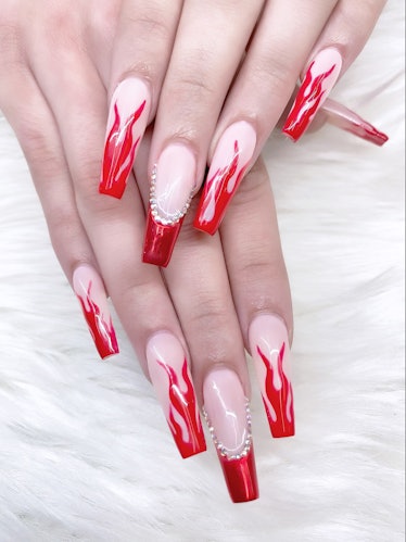 Easy Trendy Coffin Nail Styles For Every Mood