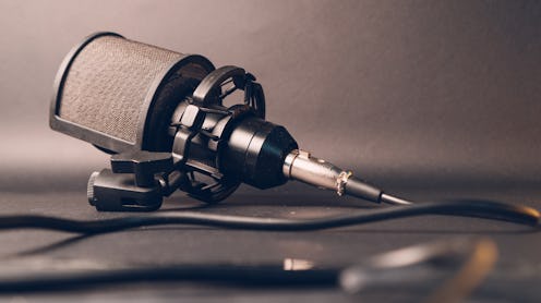 Condenser microphone for podcasts or music recordings.