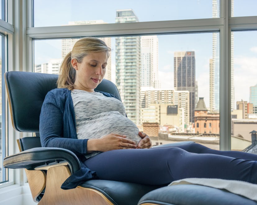 Sleeping in a recliner during pregnancy can be done safely with a pillow, experts say.