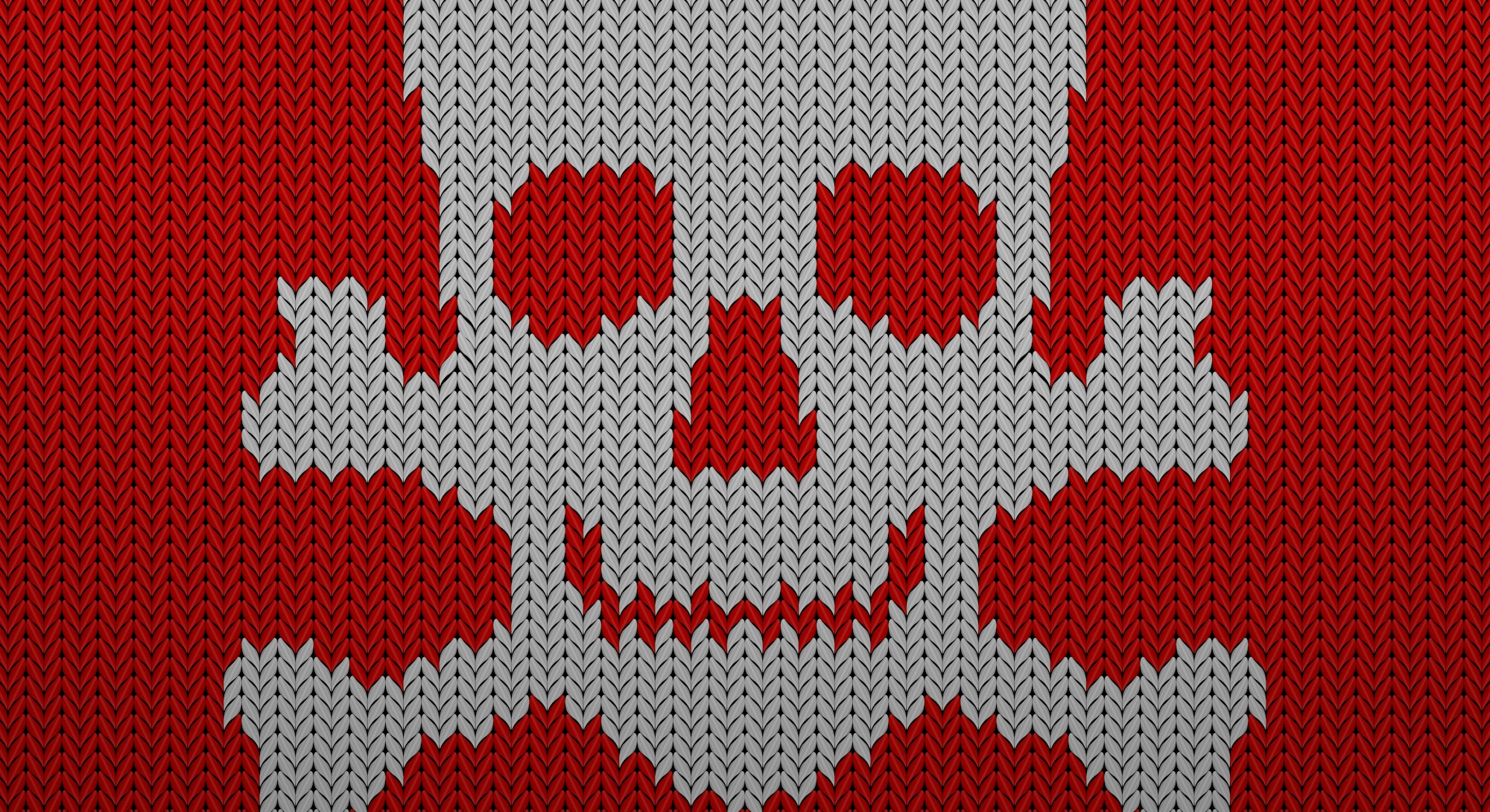 Knitted pattern background texture. Vector illustration.
