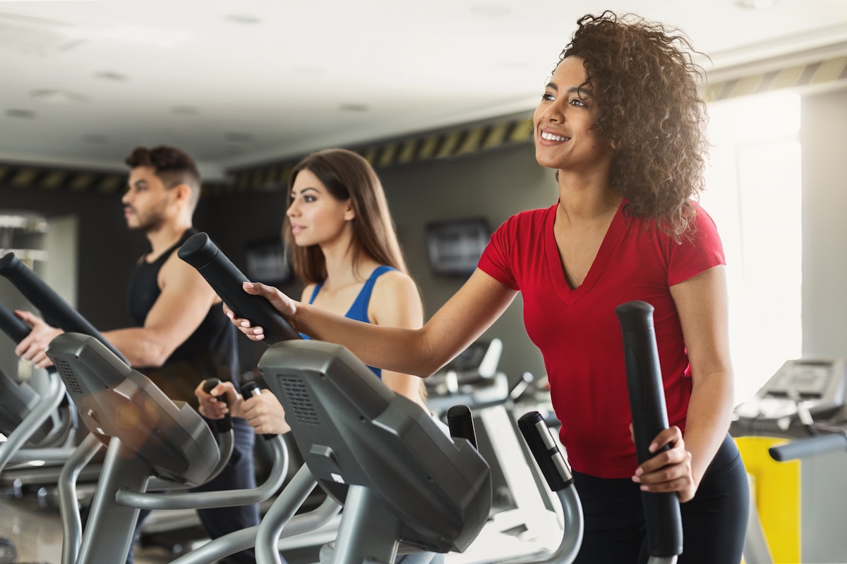 Trainers share workouts you can do on an elliptical.