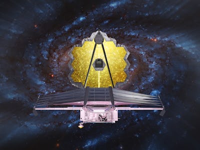 James Webb Space Telescope mission observing universe. This image elements furnished by NASA