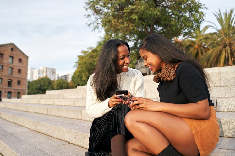 Two sisters take part in some ideas for staycation during spring break.