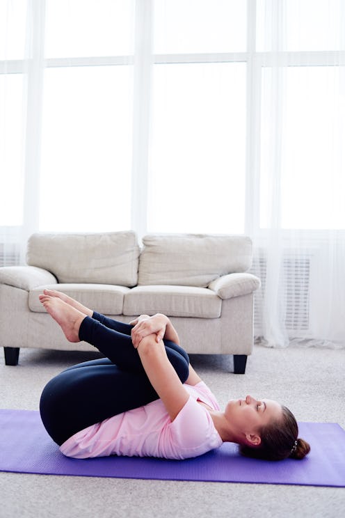 Yoga poses that help relieve gas pains.