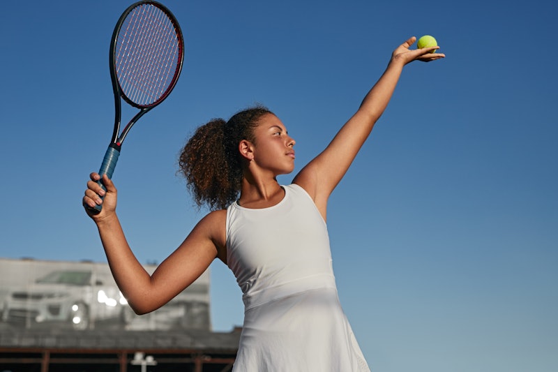 All the muscles tennis works, according to experts.
