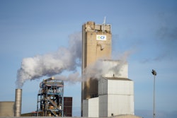 , Billingham, UK. Steam rises from the Billingham manufacturing plant. There is uncertainty over the...