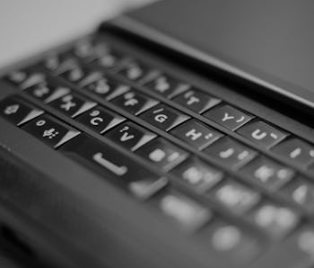 The full Keyboard on a side phone