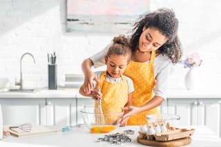 Baking Mother's Day desserts with your kids can be a fun way to spend your special day.