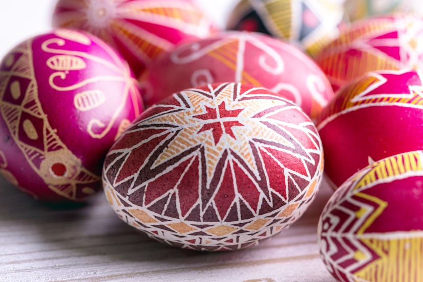 beautiful pysanka,  Ukrainian Easter egg