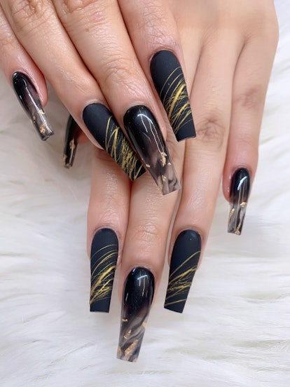 Easy Trendy Coffin Nail Styles For Every Mood