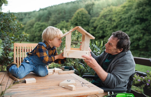 Build a birdhouse as an Earth Day project with your kids.