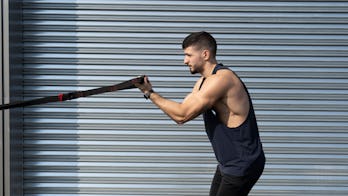 Personal Fitness young good looking Instructor