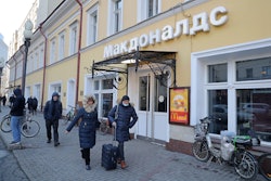 A view of a McDonalds restaurant in Moscow, Russia, 09 March 2022. As the result of sanctions impose...