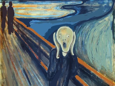 the Scream. Edward Munch art