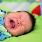 A baby cries. New research challenges the old idea that infant crying follows a pattern that peaks a...