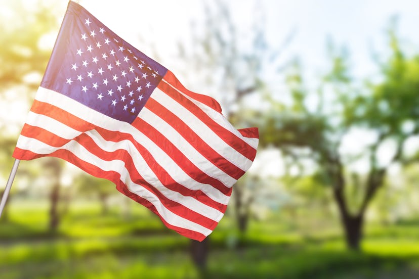 American flag for Memorial Day, 4th of July, Labour Day. Independence Day.