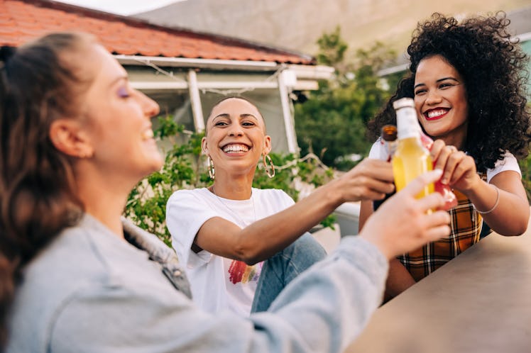 embrace your single life by spending time with friends