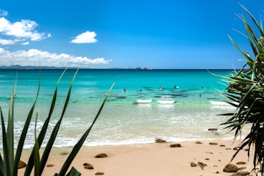 Tropical beach, Byron Bay Australia which is one of the baecation ideas.