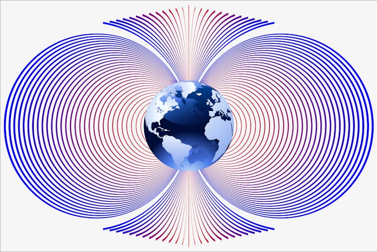Magnetic field - North And South Magnetic Poles