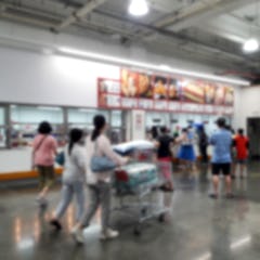 shoppers at costco store, is costco open on the fourth of july