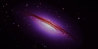 Quasar in dark space. Elements of this image furnished by NASA. High quality photo
