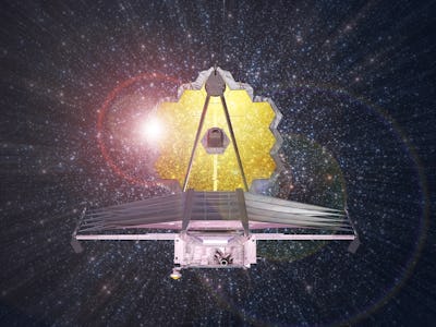 James Webb Space Telescope mission observing universe. This image elements furnished by NASA