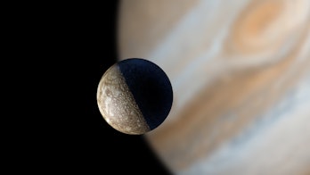 Satellite of Jupiter. 3d illustration